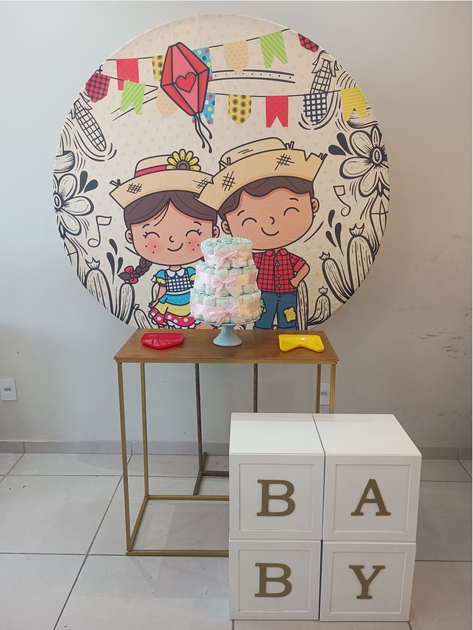 Pegue E Monte Festejar Junino Chá de Bebê - BELAARTECELEBRAÇÕESEPRESENTES