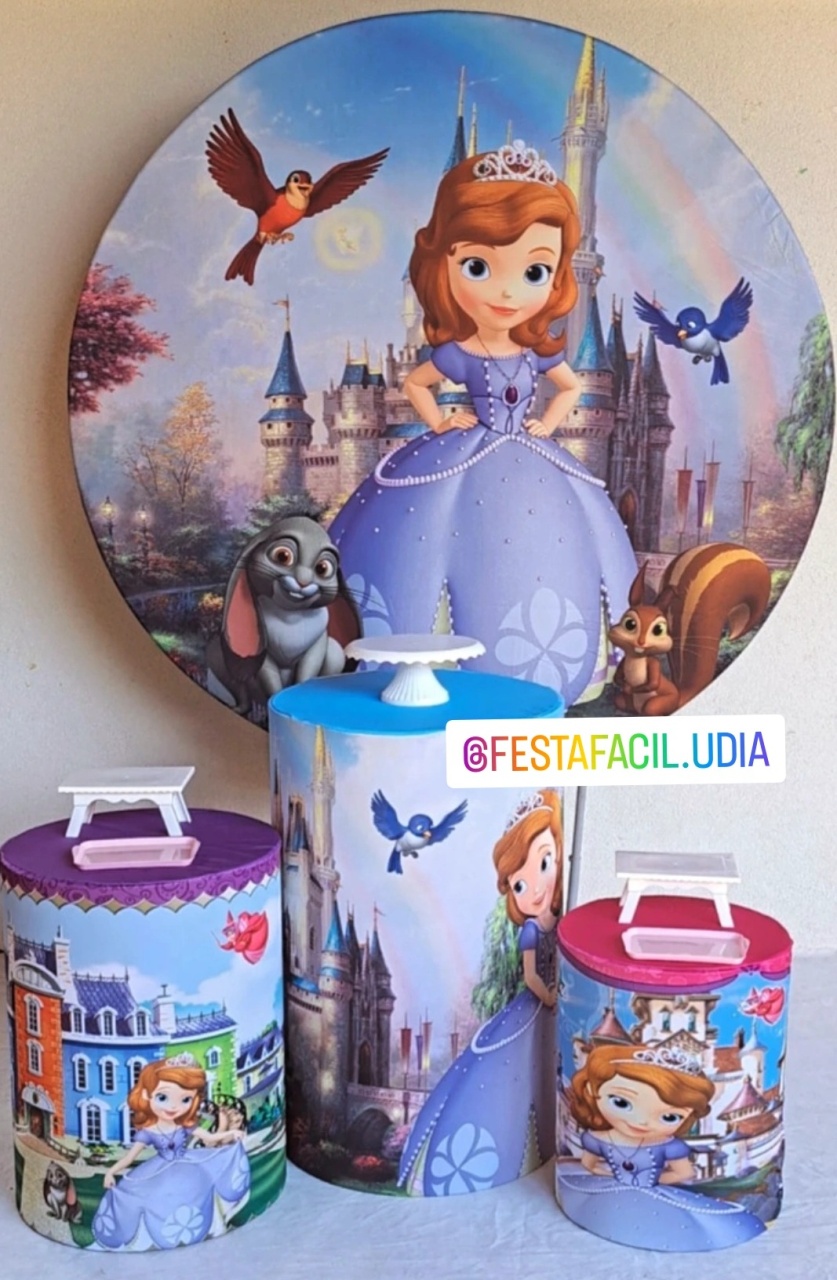 Princesa Sofia Kit 1 - festafacil