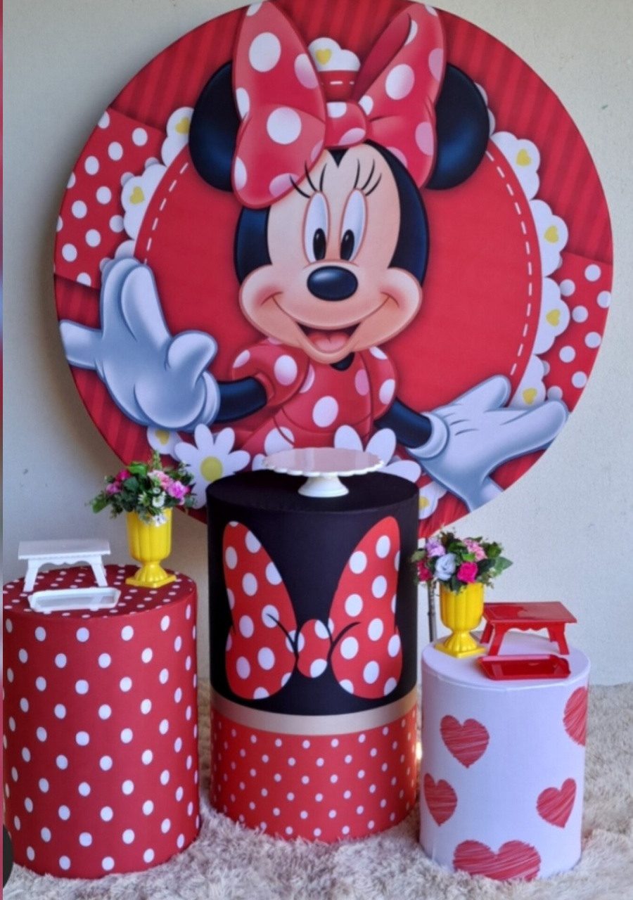 Minie Vermelha Kit 2 - festafacil