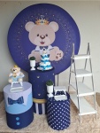 Urso Príncipe Kit 2 Com Bolo E Urso - imagem 3