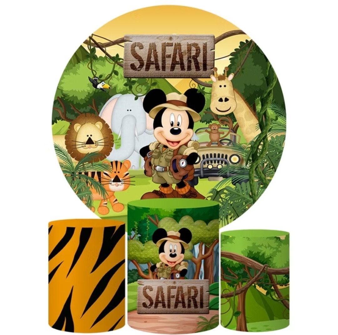 Safari Mickey Capas  - festafacil