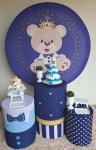 Urso Príncipe Kit 2 Com Bolo E Urso - imagem 1