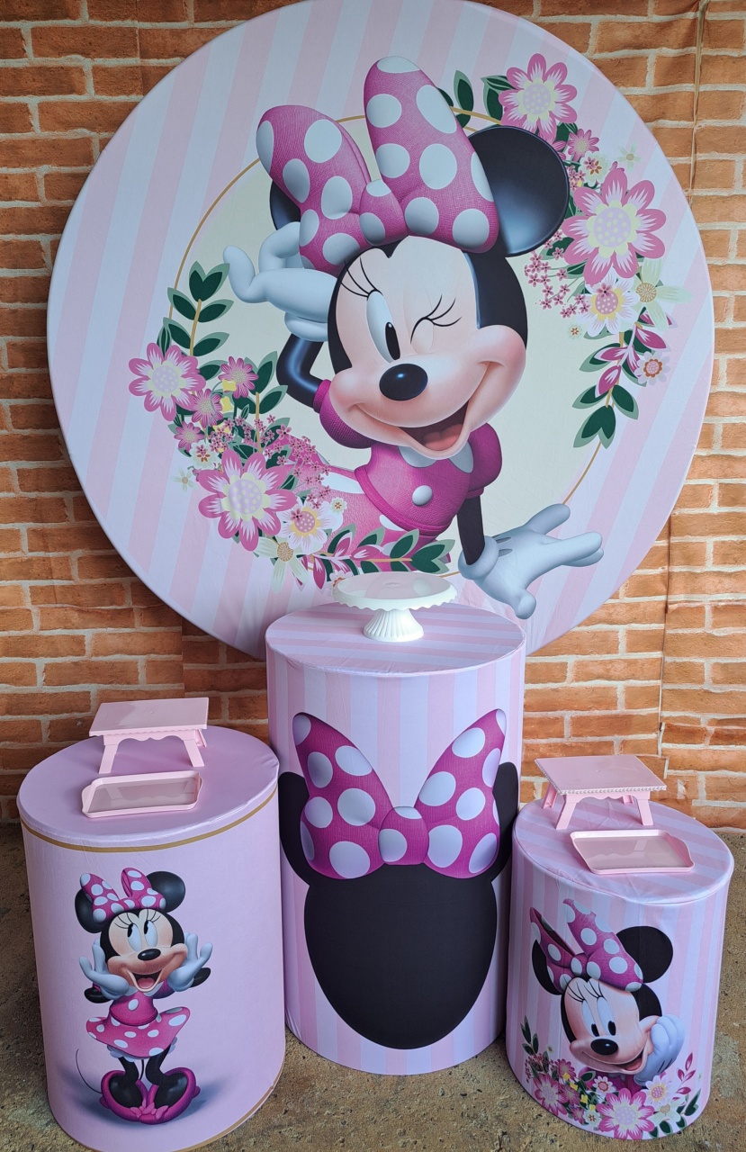 Minie  Rosa Kit 1 - festafacil