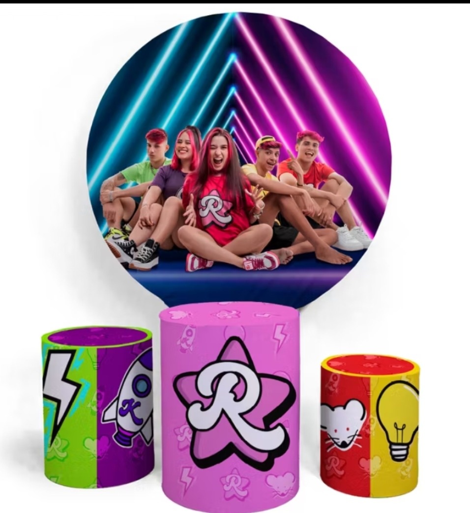 Grupo dos Rosas (Capas Cilindros E Painel) - festafacil