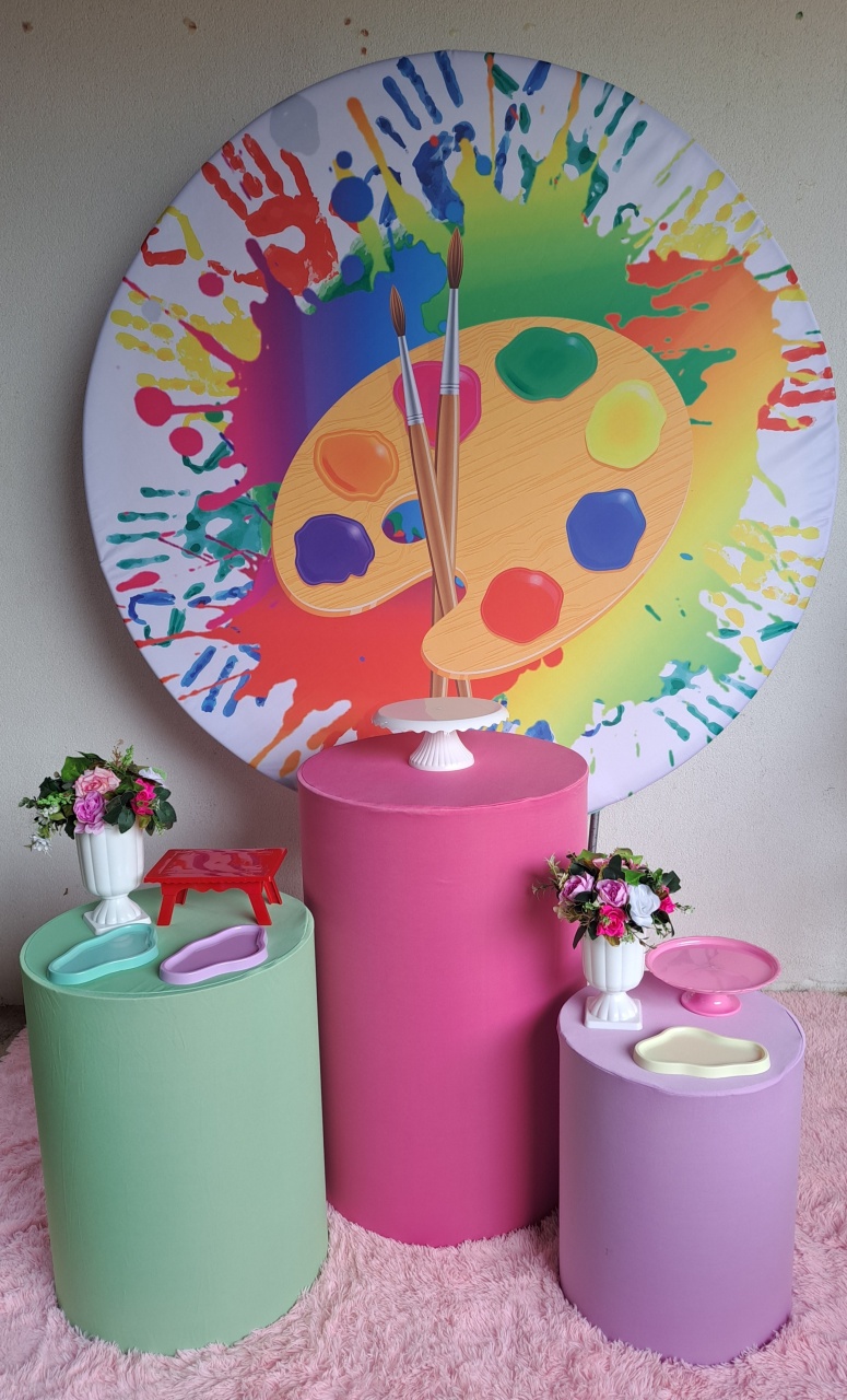 Pintando O 7 (Menina) Kit 2 - festafacil