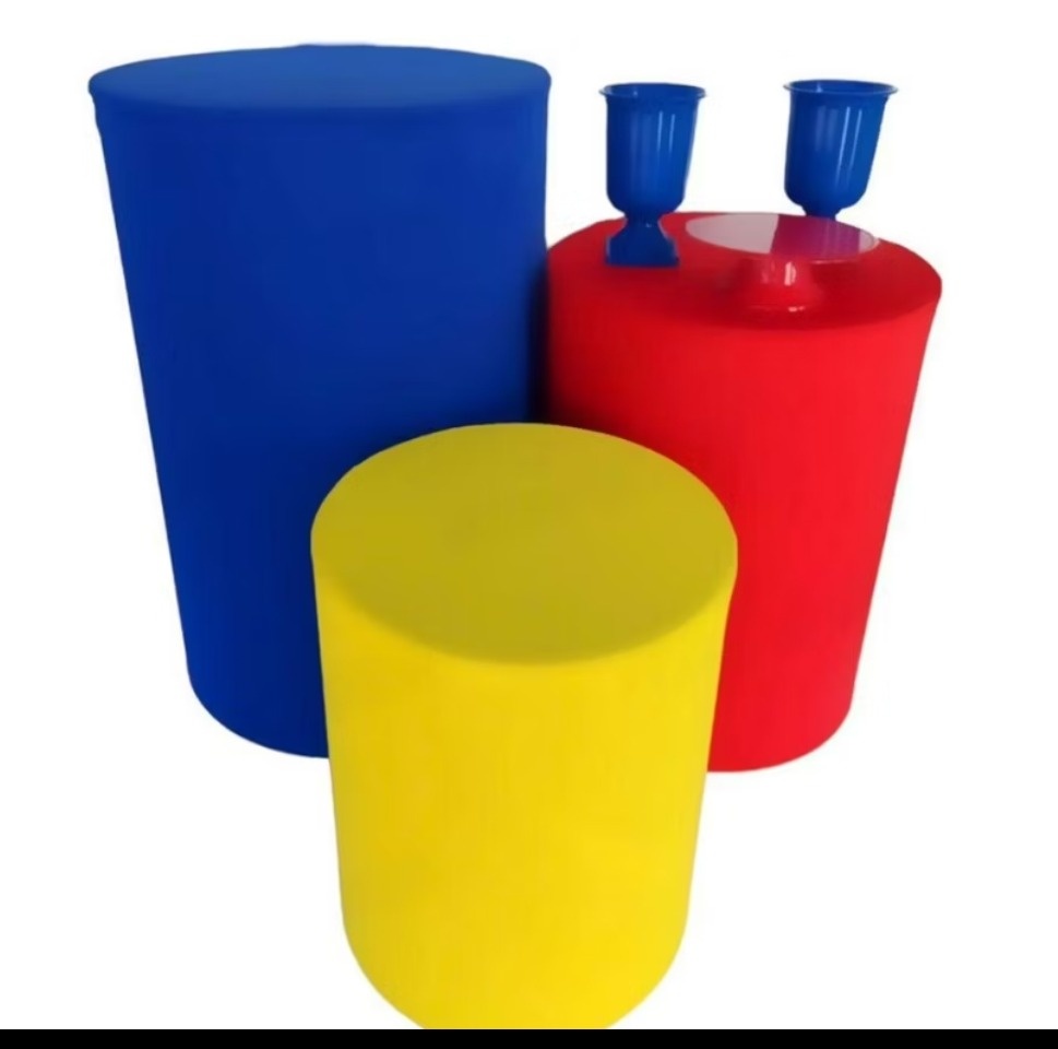 Capas Azul Vermelha E Amarelo  - festafacil