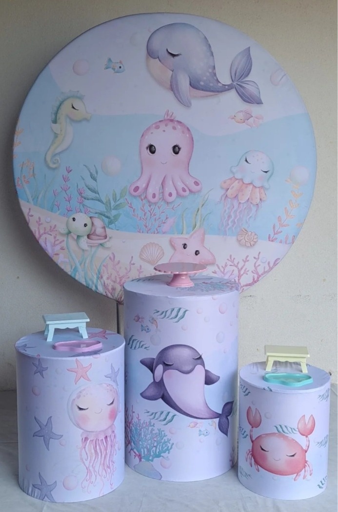 Fundo Do Mar Kit 1 - festafacil