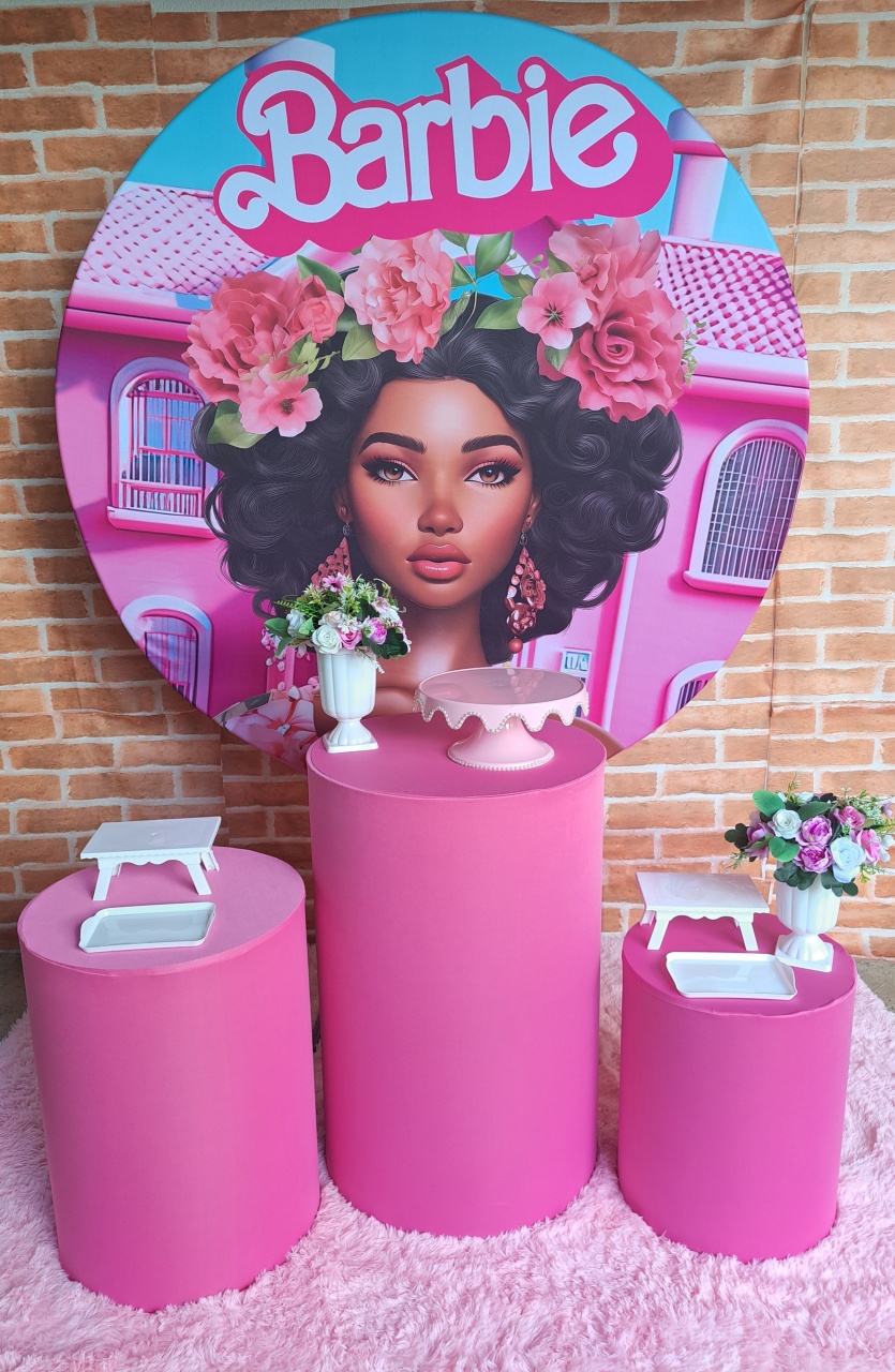 Barbie Negra  Kit 2 - festafacil