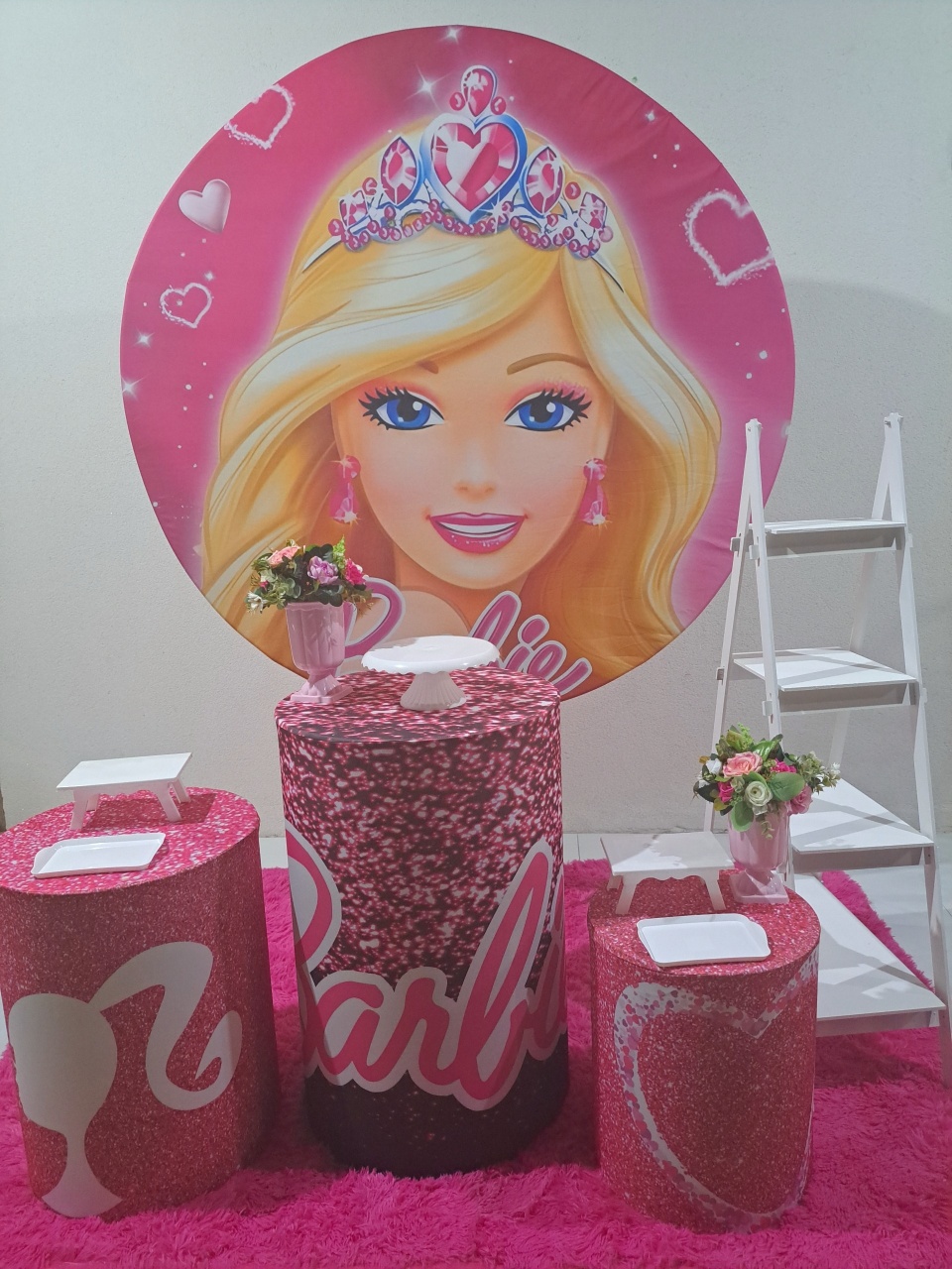 Barbie Kit 2 Com Escada - festafacil