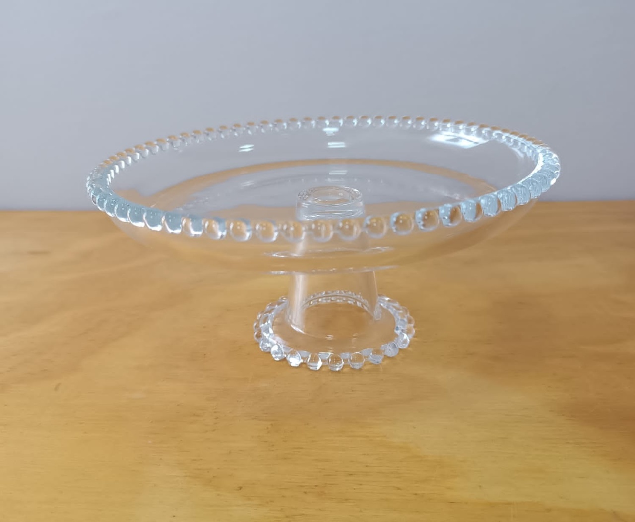Suporte Cristal Borda Bolinha  - Mabelly Festas