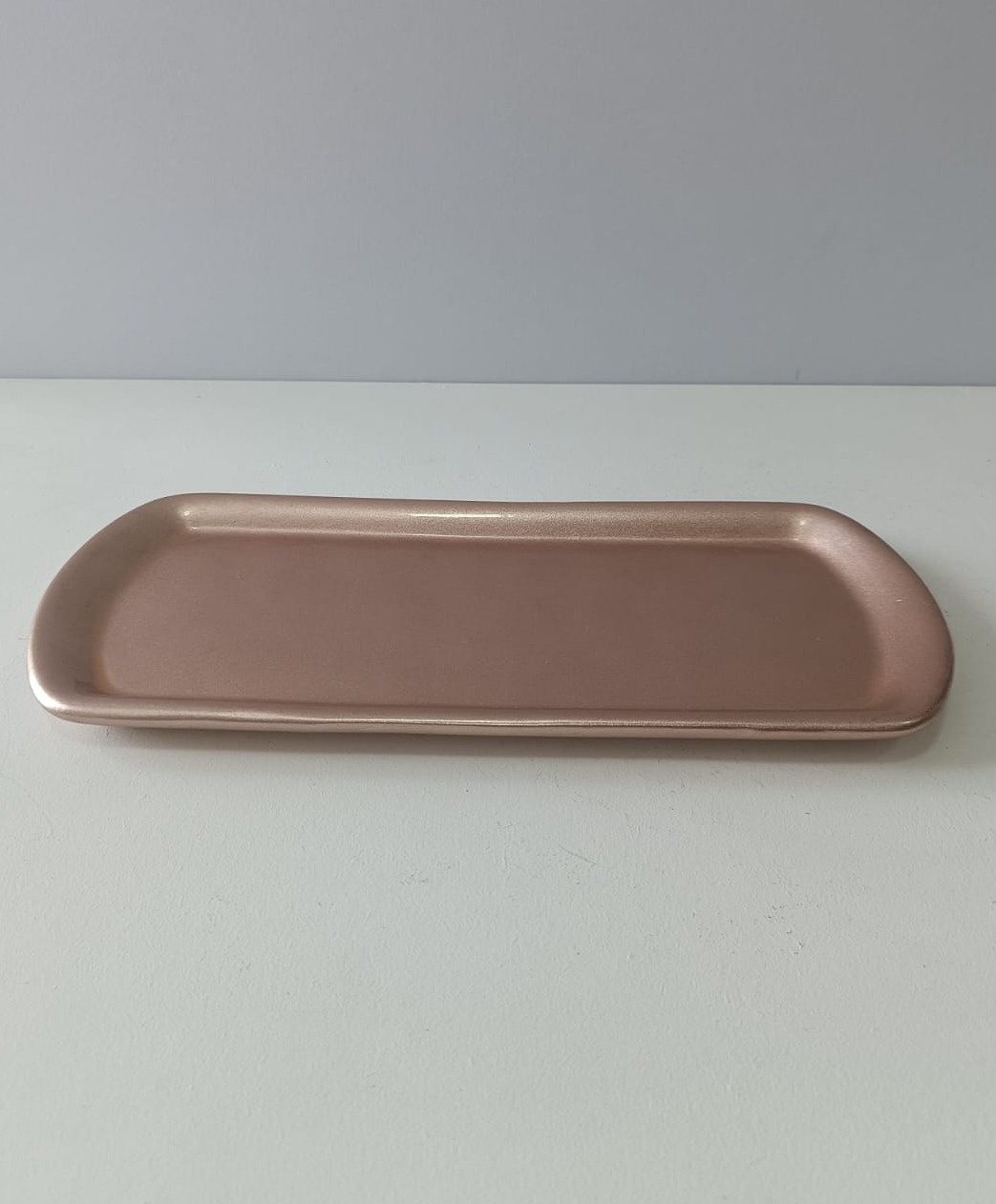 Bandeja Oval Rose Gold - Mabelly Festas
