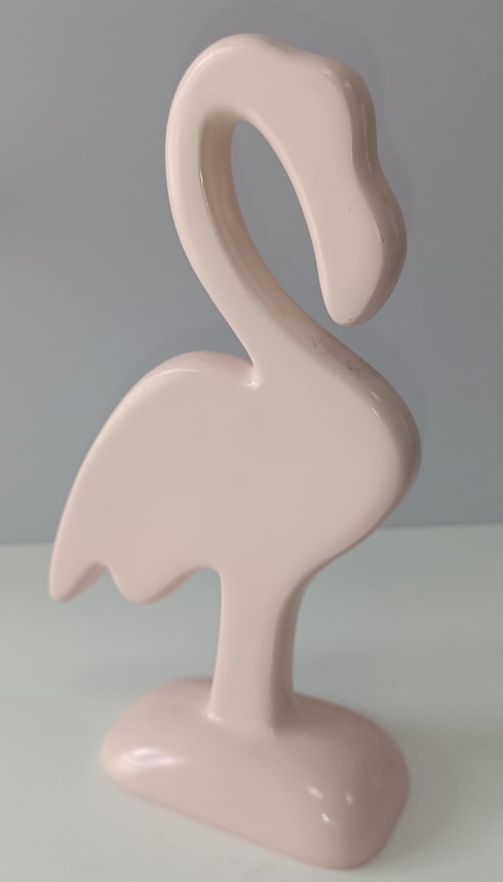 Flamingo de Mesa Rosa  - Mabelly Festas