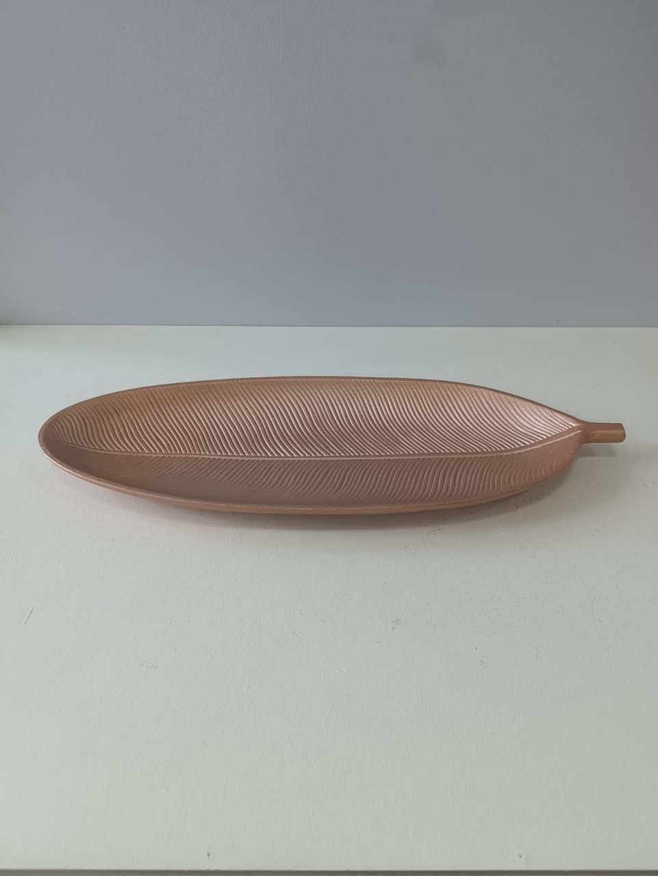 Bandeja Folha Luxo Rose Gold  - Mabelly Festas
