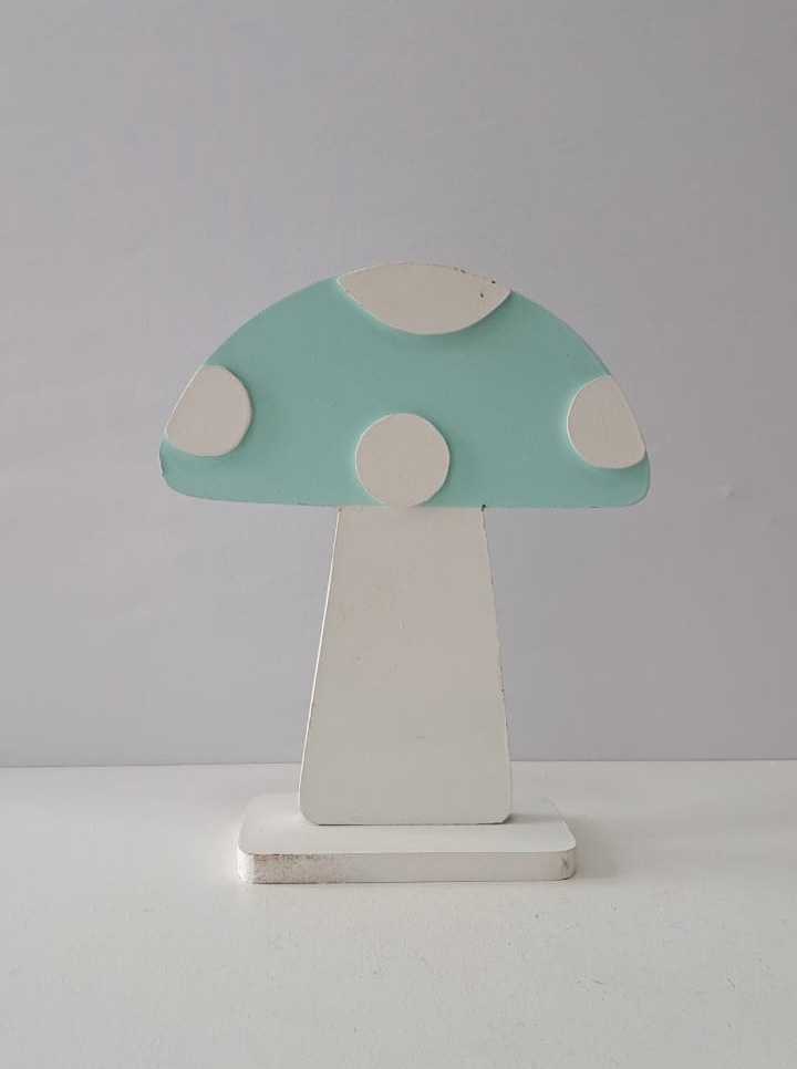 Display Cogumelo G Verde - Mabelly Festas