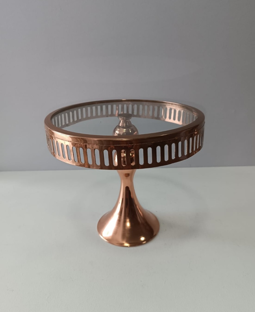 Suporte Luxo P Rose Gold - Mabelly Festas