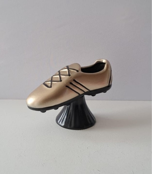 Chuteira Futebol Dourada - Mabelly Festas