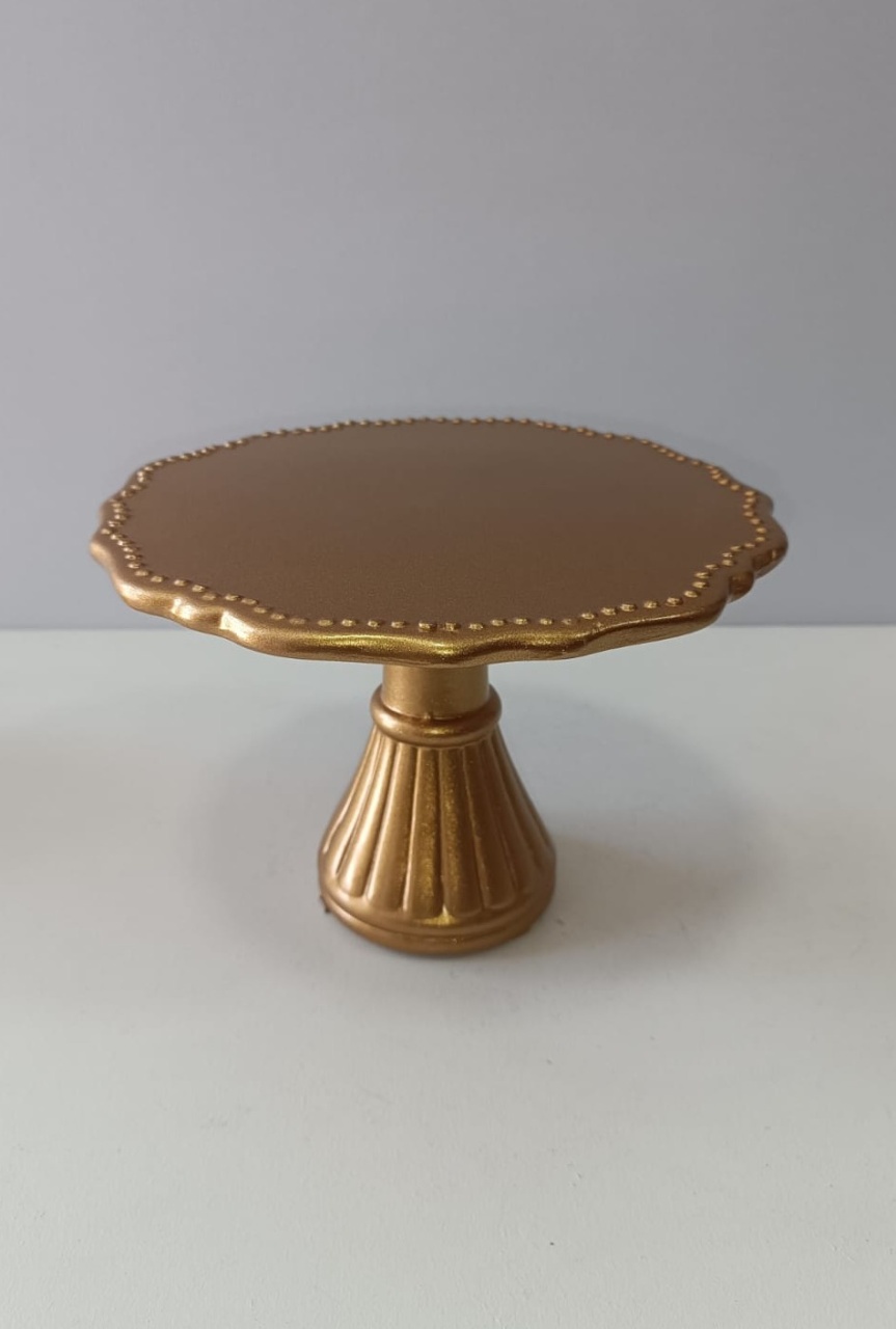 Suporte Doces M Dourado Ouro  - Mabelly Festas