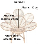 Cadeira Pétala Vime Adulto - imagem 2