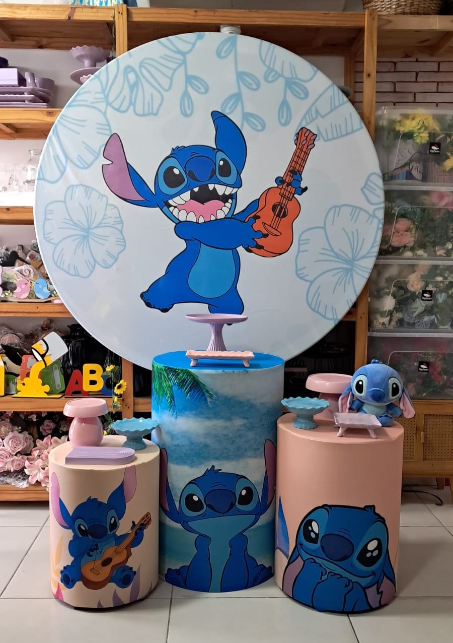 Kit Pm Stitch Redondo - Mabelly Festas