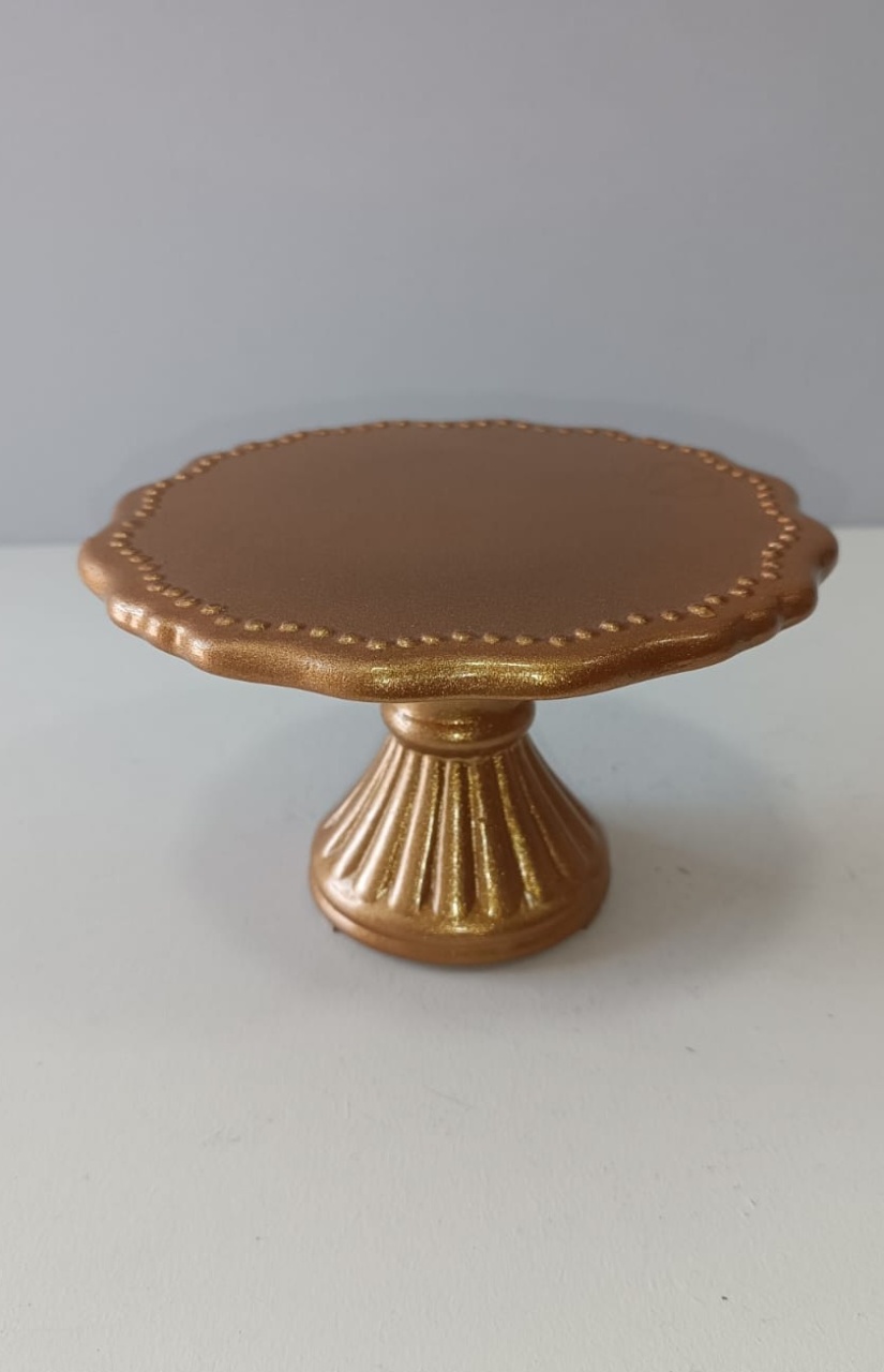 Suporte Doces P Dourado Ouro - Mabelly Festas
