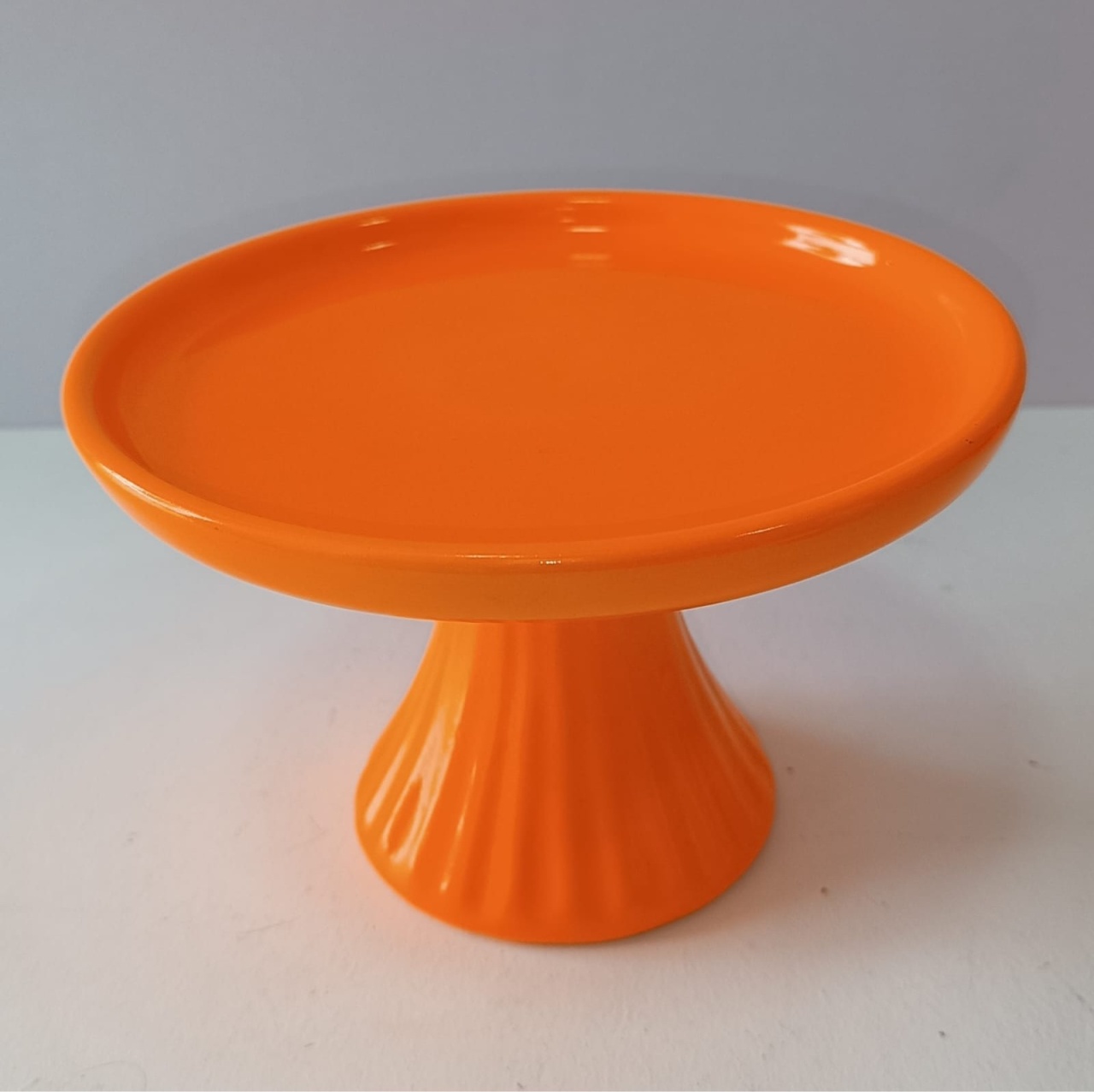 Suporte Doces P Laranja Neon - Mabelly Festas