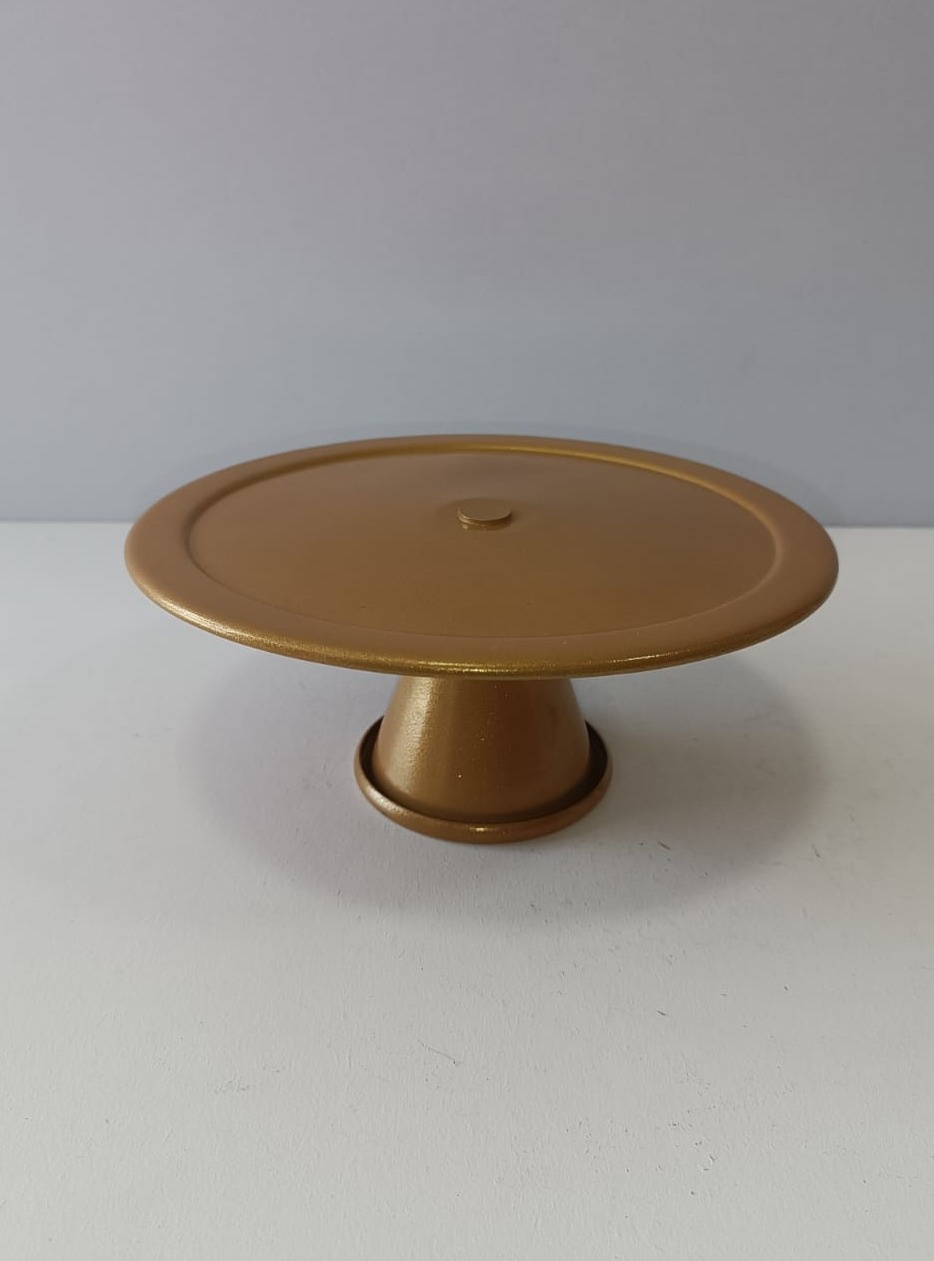 Suporte Doces P Dourado Ouro Metal - Mabelly Festas
