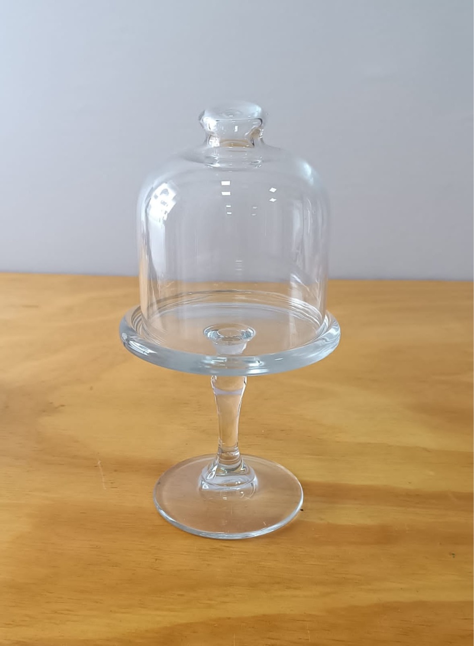 Suporte Cristal Alto Cúpula Pp  - Mabelly Festas