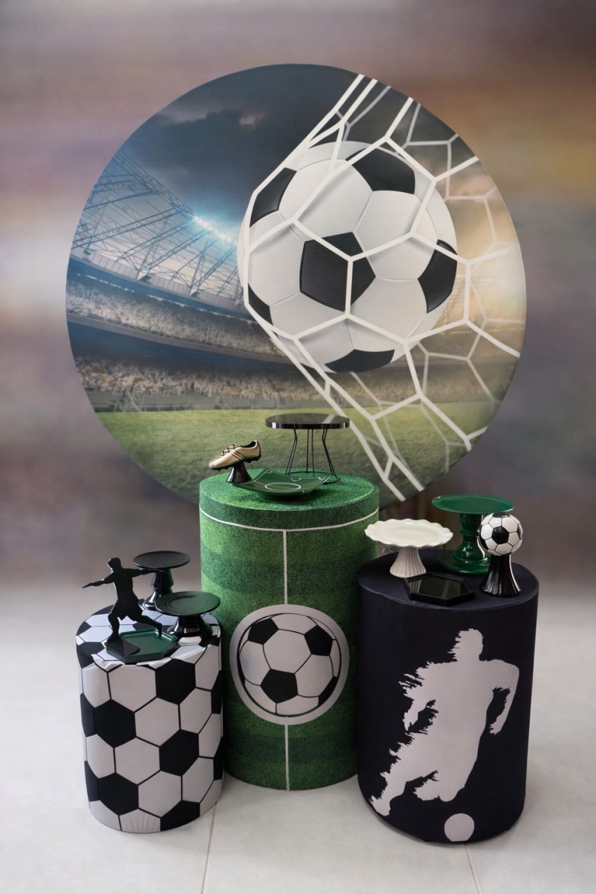 Kit Pm Futebol Redondo - Mabelly Festas