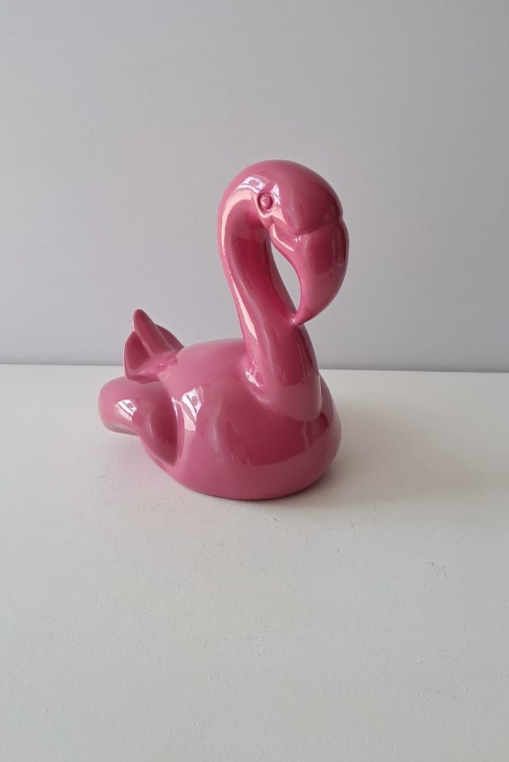 Flamingo Pink P Sentado  - Mabelly Festas