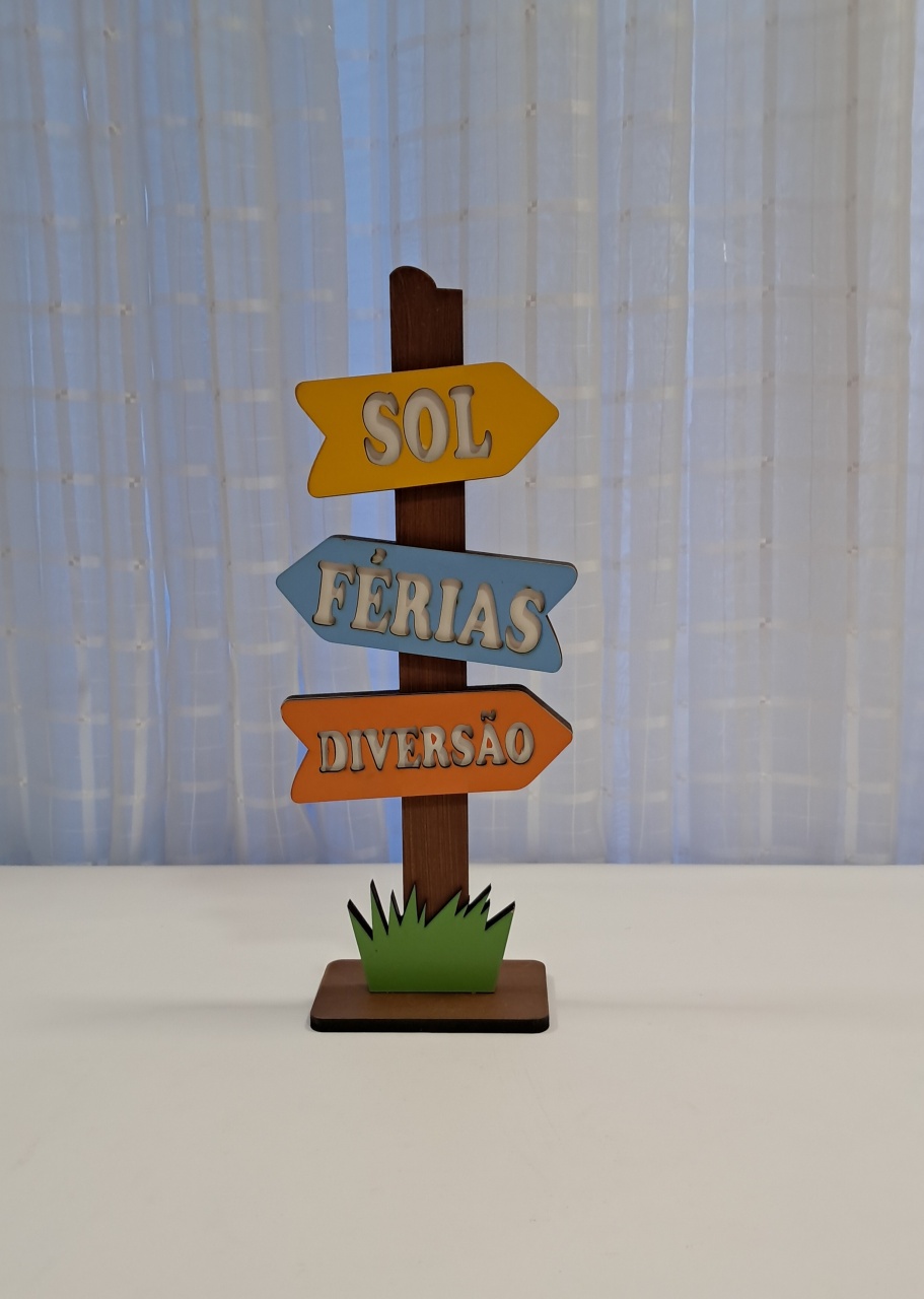 Placa Férias  - Mabelly Festas