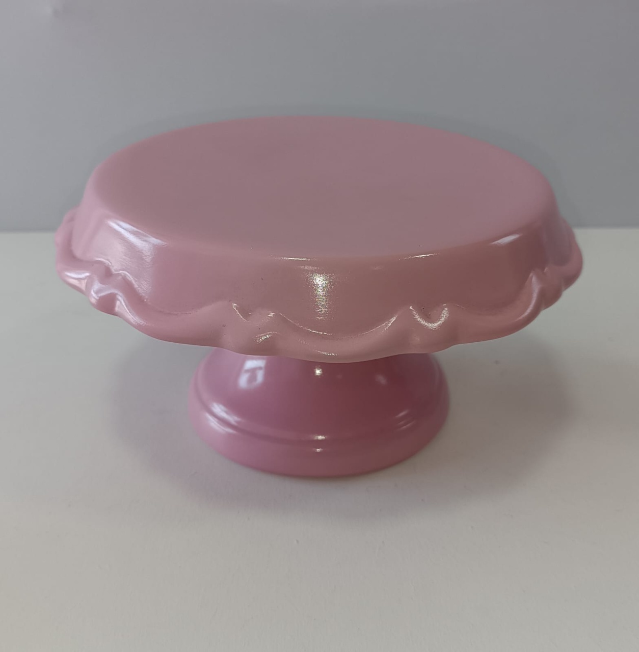 Suporte Doces Babado M Rosa - Mabelly Festas