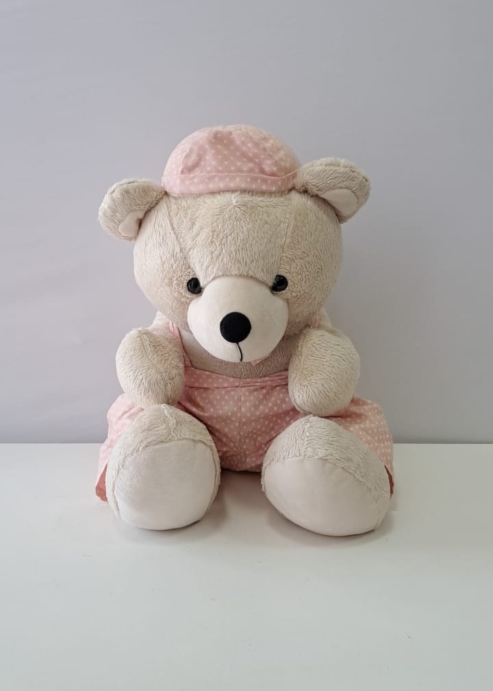 Ursinha Roupa Rosa P - Mabelly Festas
