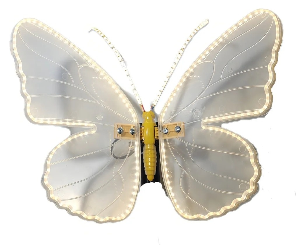 Borboleta Led Movimento 40Cm - Mabelly Festas