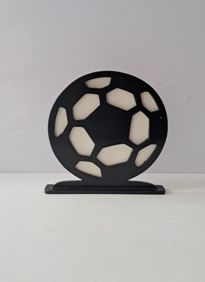 Display Bola Futebol Mdf - Mabelly Festas