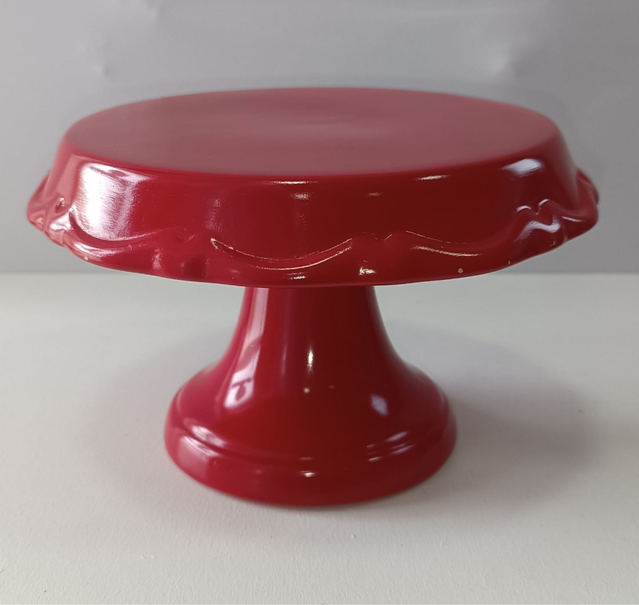 Suporte Doces Babado M Vermelho - Mabelly Festas