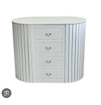 Cômoda Ripada Branca - imagem 2
