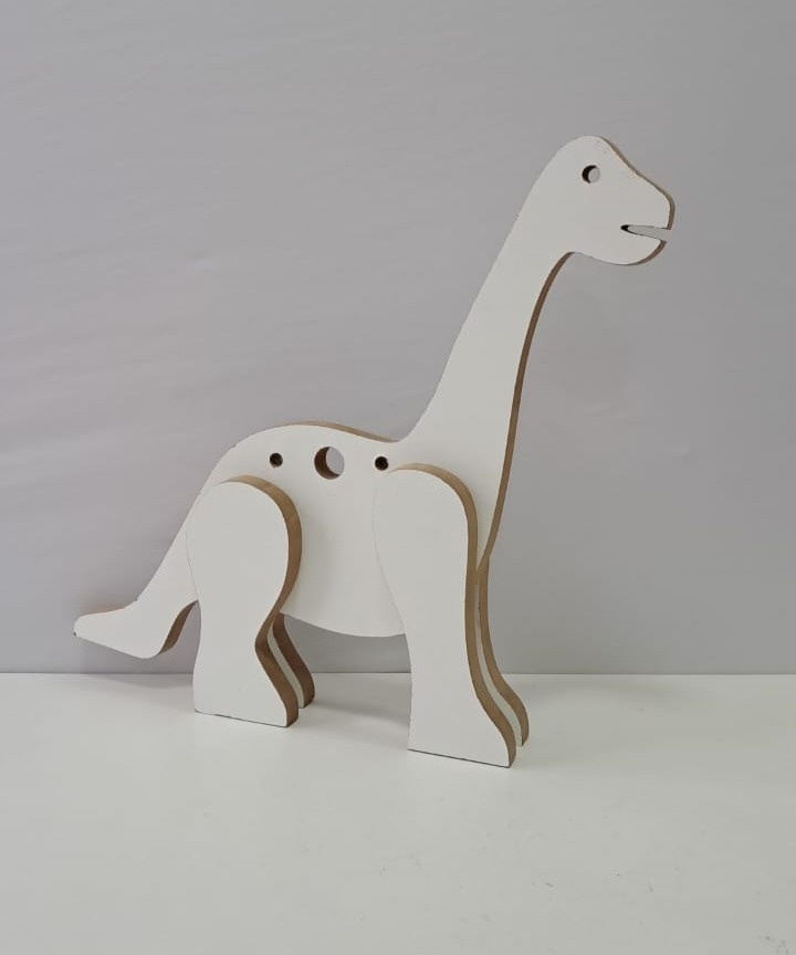 Dinossauro  Branco - Mabelly Festas