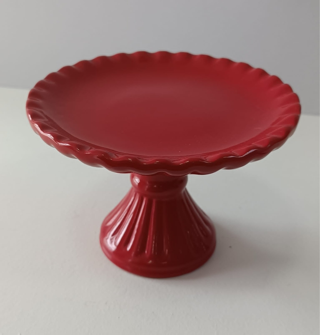 Suporte Doces P Vermelho Babado - Mabelly Festas