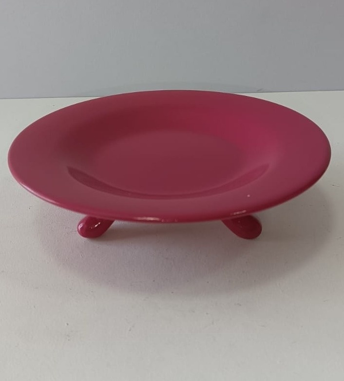 Suporte Doces Pp Redondo Com Pé Rosa Forte - Mabelly Festas