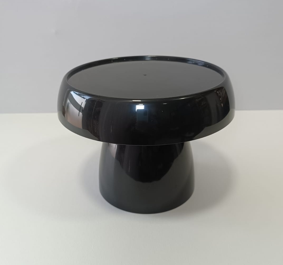 Suporte Cogumelo M  Preto - Mabelly Festas