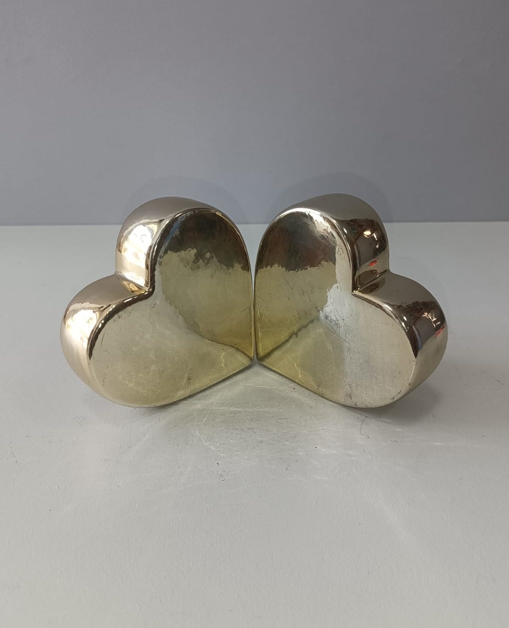 Coração Dourado de Mesa - Mabelly Festas