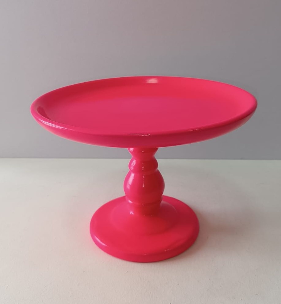 Boleira M Rosa Neon - Mabelly Festas