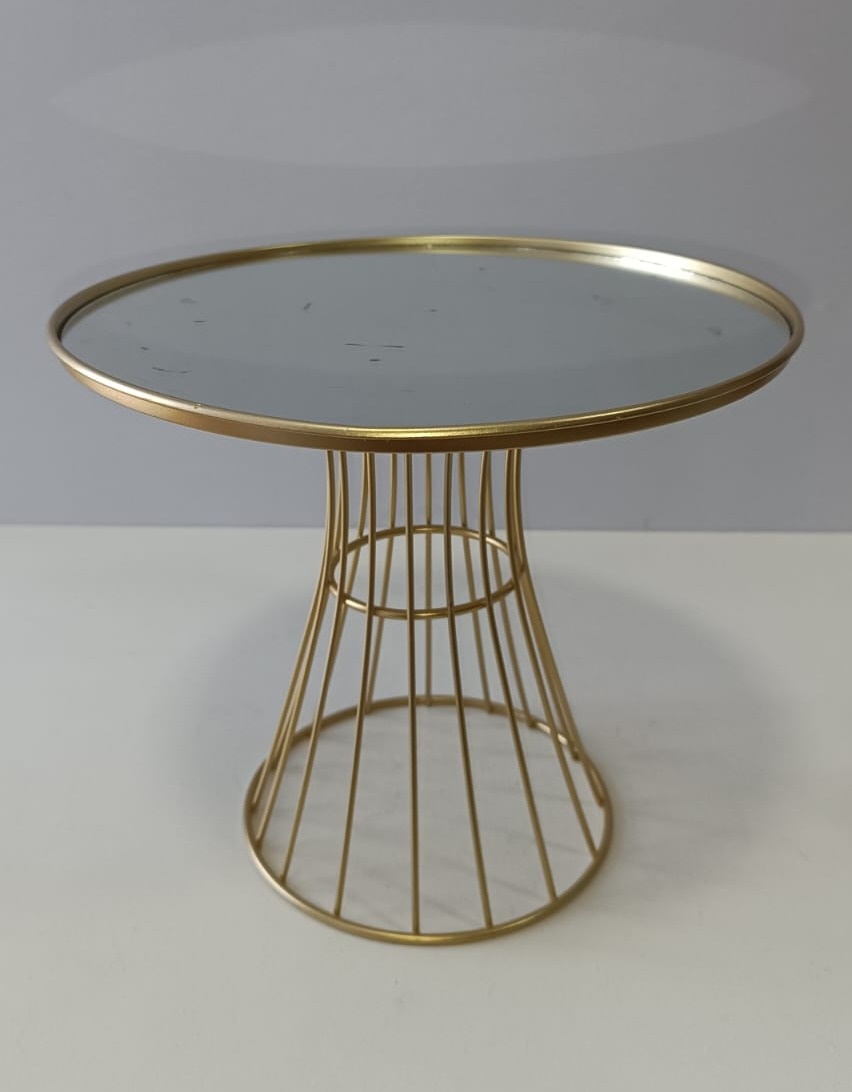 Suporte Luxo Ripas Dourado  - Mabelly Festas