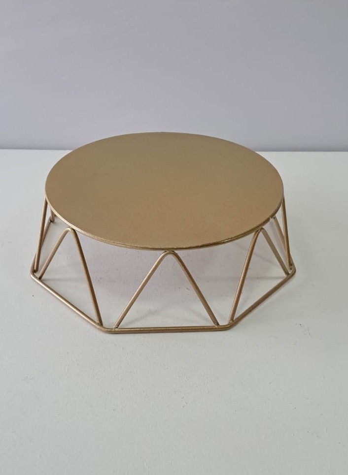 Suporte Doces Aramado P Dourado - Mabelly Festas