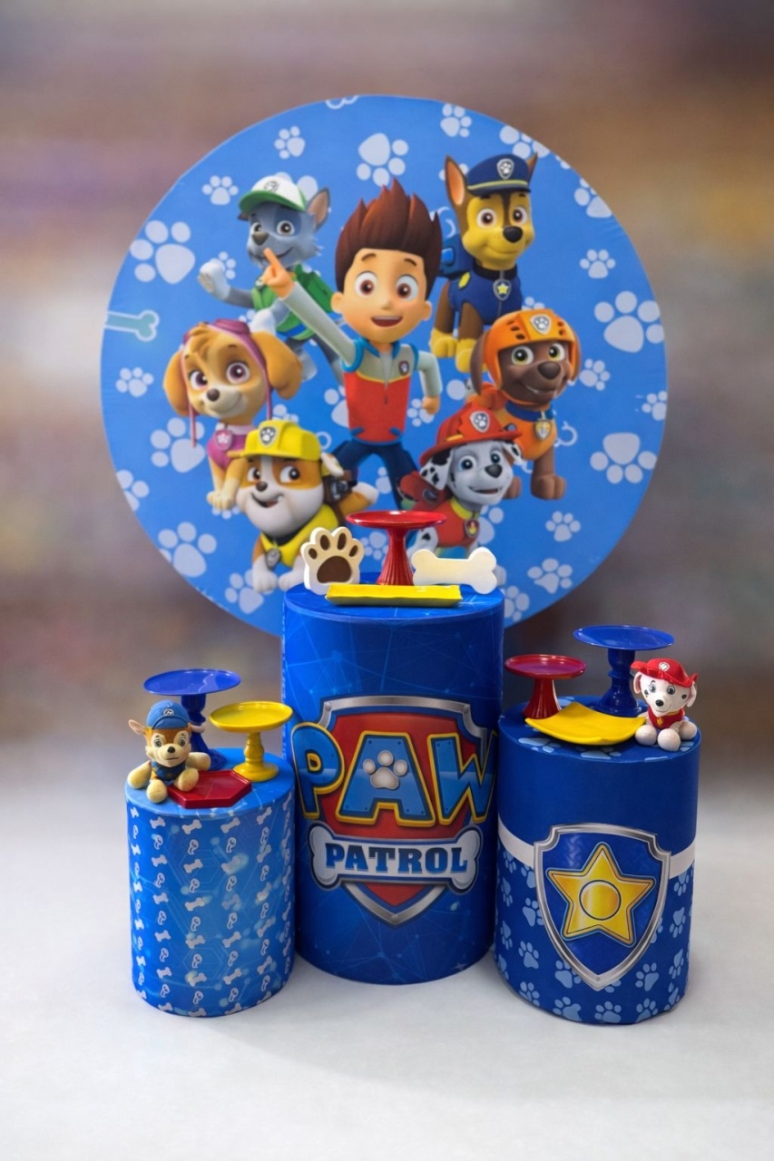 Kit Pm Patrulha Canina Redondo - Mabelly Festas