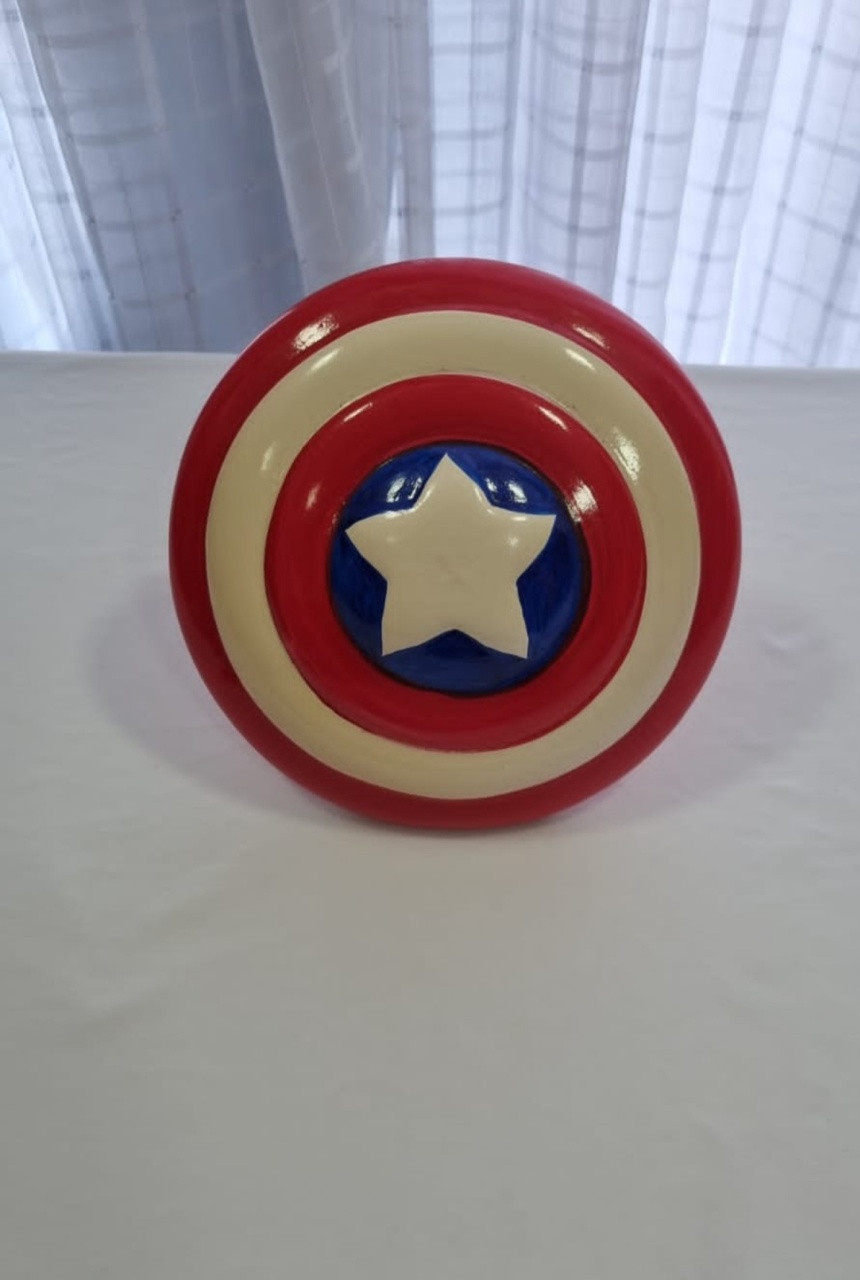 Escudo Capitão América  - Mabelly Festas