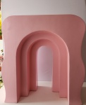 Mesa Ondulada M Rosa - imagem 1