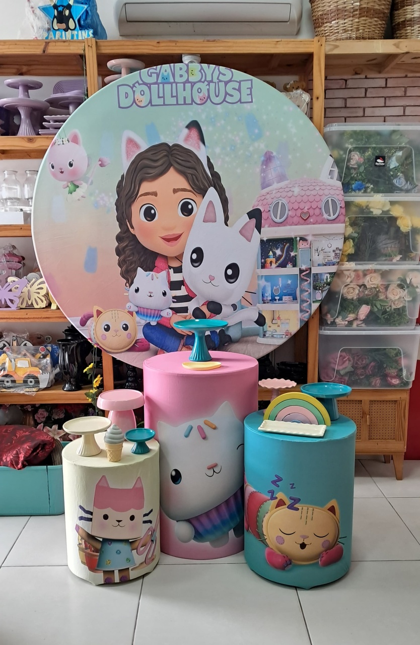 Kit Pm Pocket Gabi Gatos - Mabelly Festas