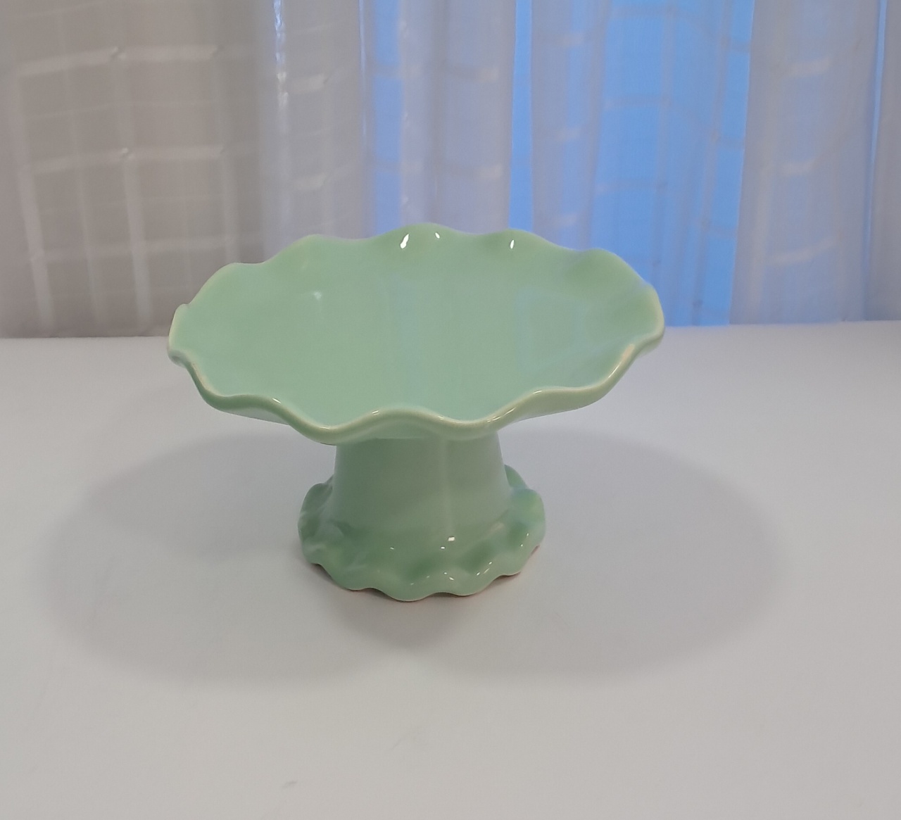 Suporte Doces P Verde Menta Babado - Mabelly Festas