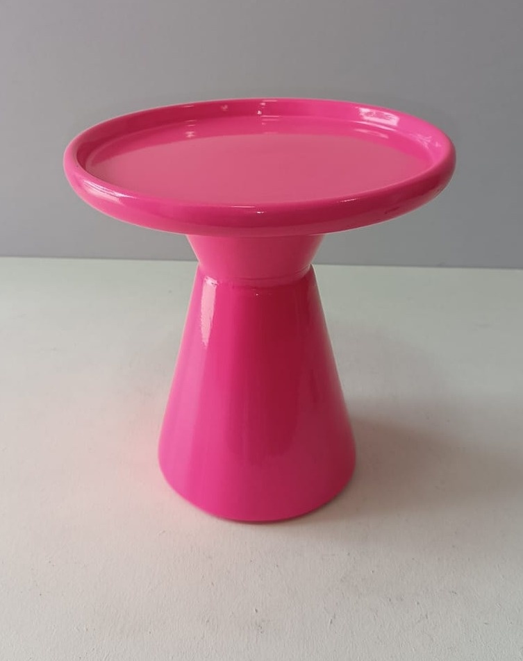 Suporte Doces Cone M Rosa Neon  - Mabelly Festas